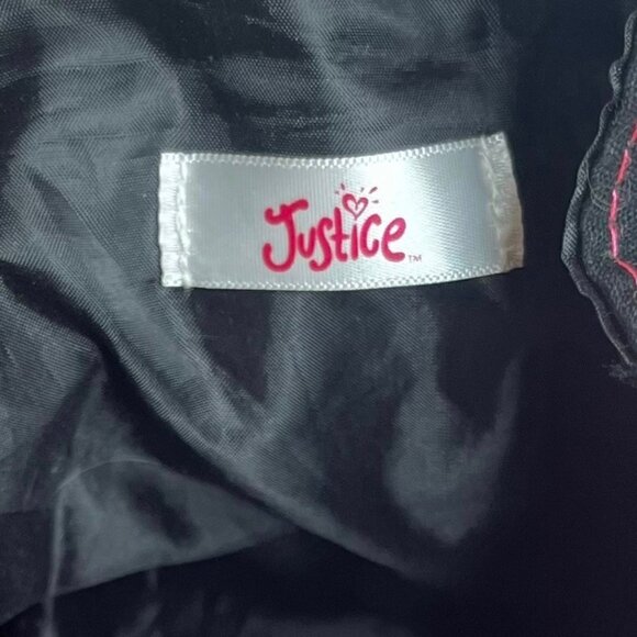 Justice Sequins Backpack Bright Pink Flamingo Pockets School Girls - Picture 9 of 9